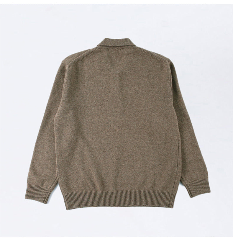Maglione da Uomo in Maglia con Bottoni