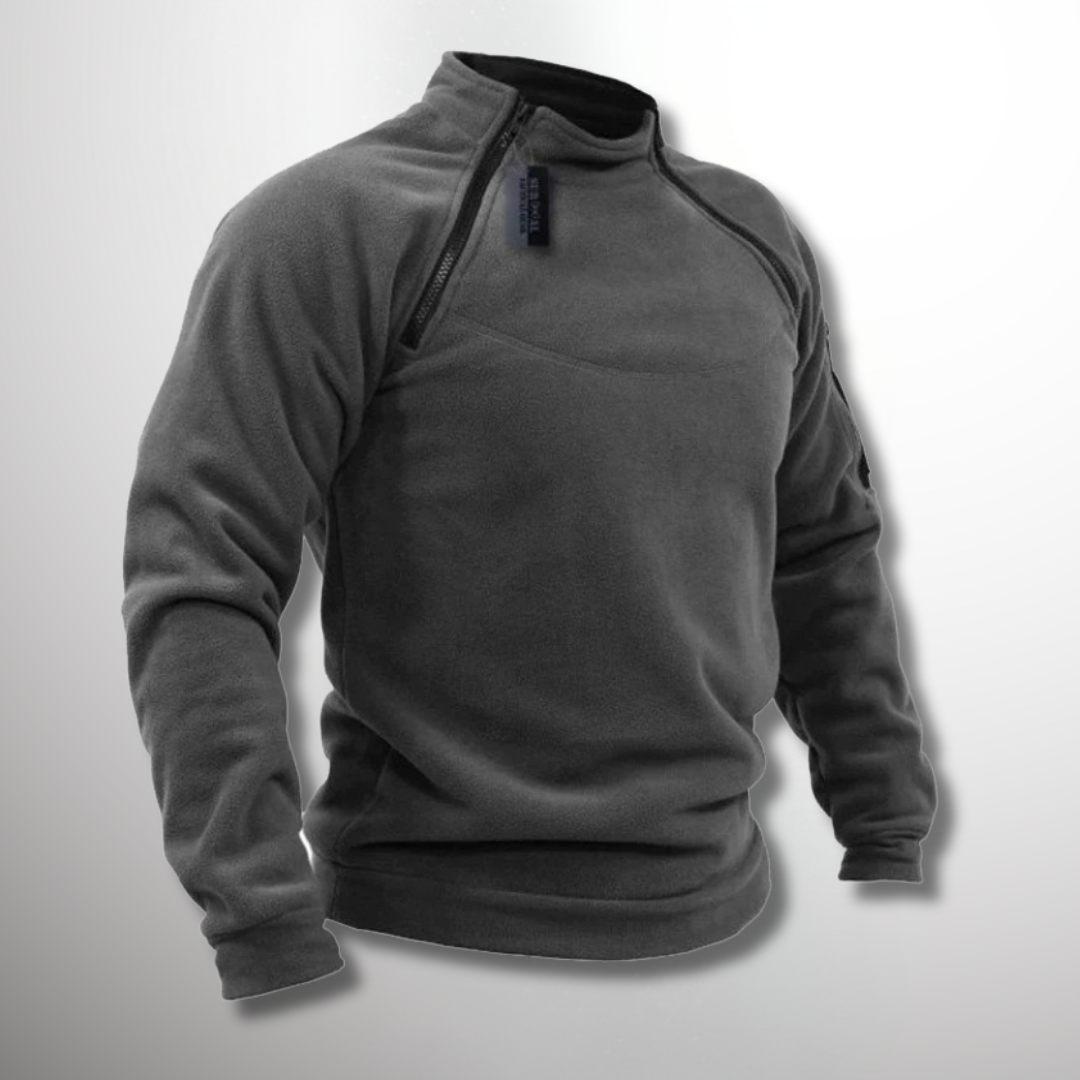 Maglione da uomo in pile antivento e tattico