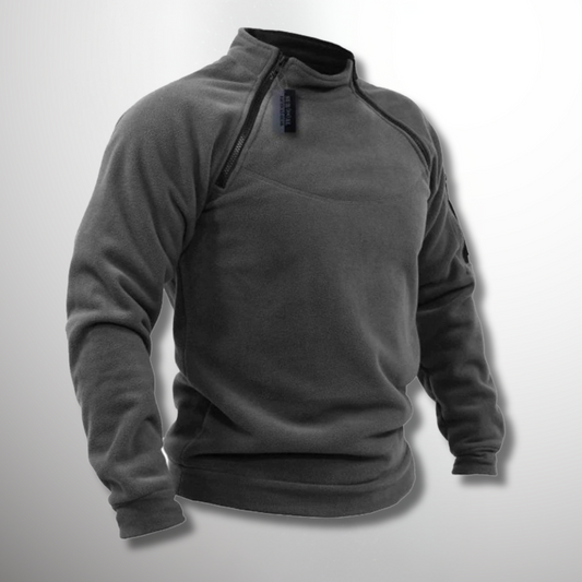 Maglione da uomo in pile antivento e tattico