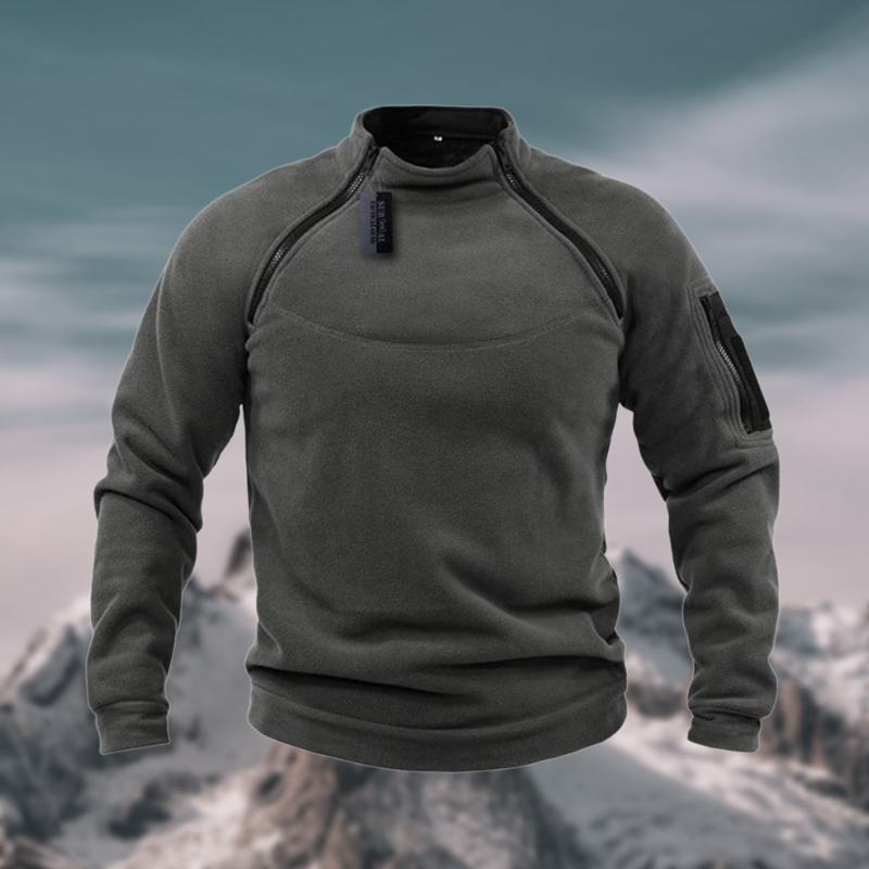 Maglione da uomo in pile antivento e tattico
