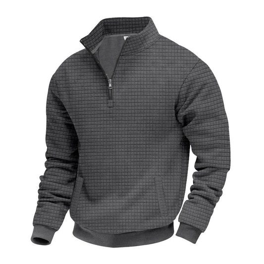 Maglione Sportivo con Colletto Mezzo Alto Chiuso