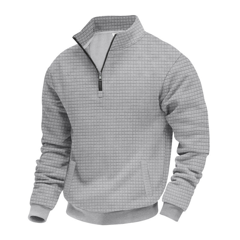 Maglione Sportivo con Colletto Mezzo Alto Chiuso