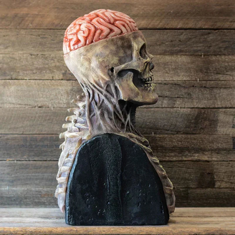 Maschera da scheletro spaventosa e realistica per Halloween