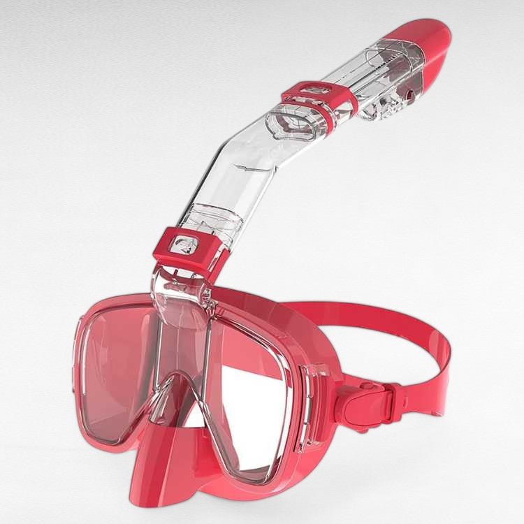 Maschera da Snorkeling Pieghevole con Vista Panoramica a 180° per Sport Acquatici