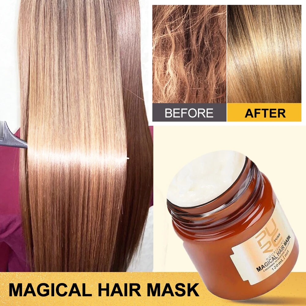 Maschera per capelli riparatrice e lucidante ad azione istantanea