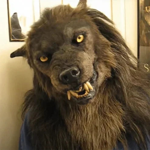 Maschera realistica da lupo mannaro per adulti – Halloween e cosplay