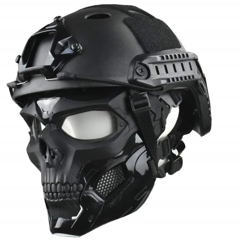 Maschera Tattica Facciale per Softair e Paintball - Attrezzatura Protettiva Traspirante per Combattimento all'Aperto