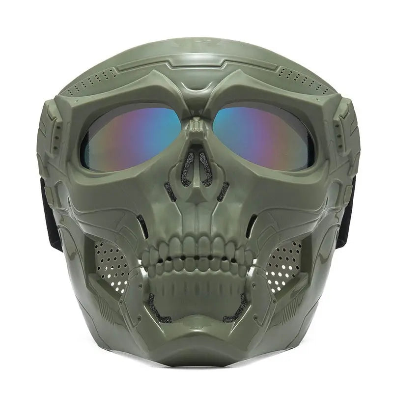 Maschera Tattica Facciale per Softair e Paintball - Attrezzatura Protettiva Traspirante per Combattimento all'Aperto