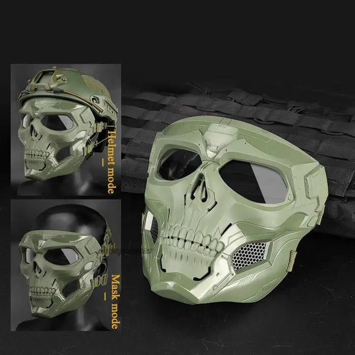 Maschera Tattica Facciale per Softair e Paintball - Attrezzatura Protettiva Traspirante per Combattimento all'Aperto