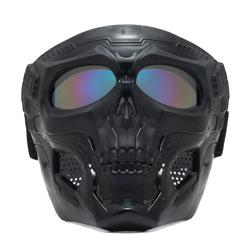 Maschera Tattica Facciale per Softair e Paintball - Attrezzatura Protettiva Traspirante per Combattimento all'Aperto