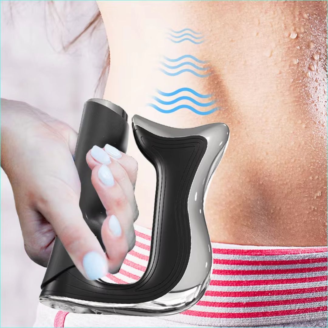 Massaggiatore elettrico per fasce muscolari – Dispositivo massaggiante EMS per Gua Sha e massaggio profondo dei tessuti per sollievo dal dolore e recupero muscolare