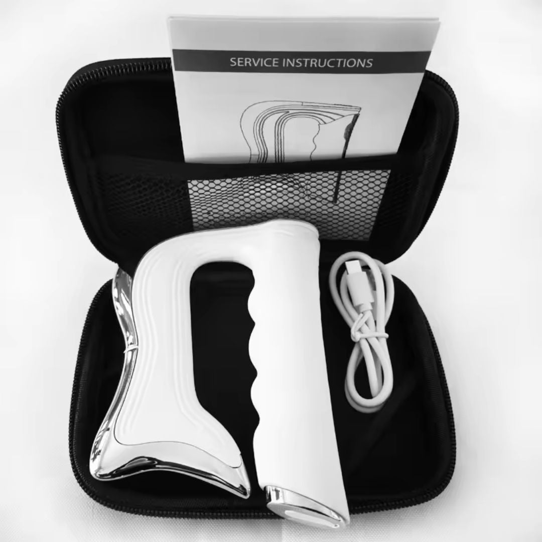 Massaggiatore elettrico per fasce muscolari – Dispositivo massaggiante EMS per Gua Sha e massaggio profondo dei tessuti per sollievo dal dolore e recupero muscolare