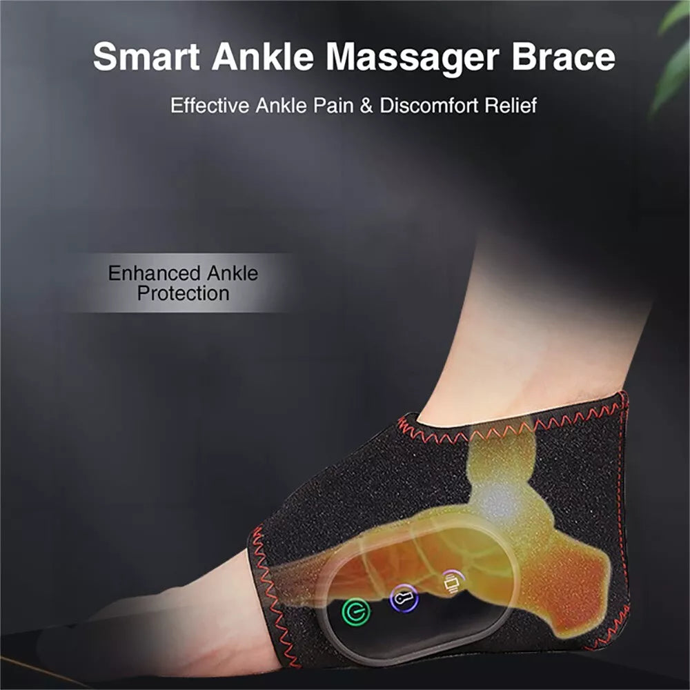 Massaggiatore per gambe riscaldato senza fili con fascia a compressione per ufficio