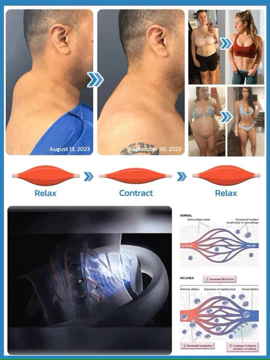 Massaggiatore per il collo | Drenaggio linfatico ad ultrasuoni | Dispositivo di massaggio wireless