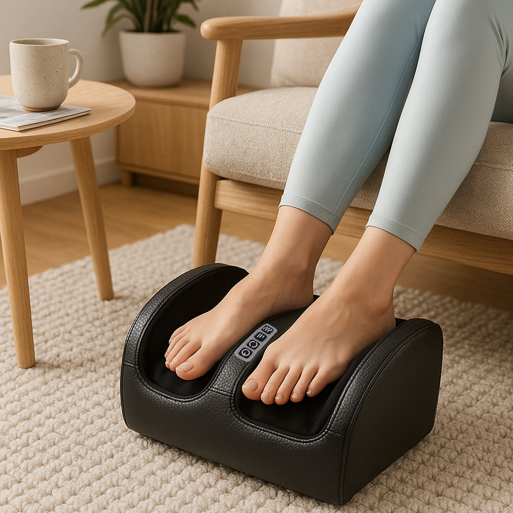 Massaggiatore Plantare Shiatsu Riscaldato – Per Alleviare Dolori ai Piedi e Stanchezza