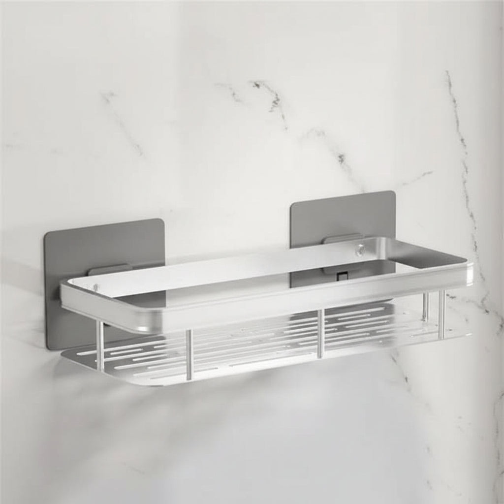 Mensola Adesiva da Bagno – Senza Foratura ed Elegante per Ogni Bagno
