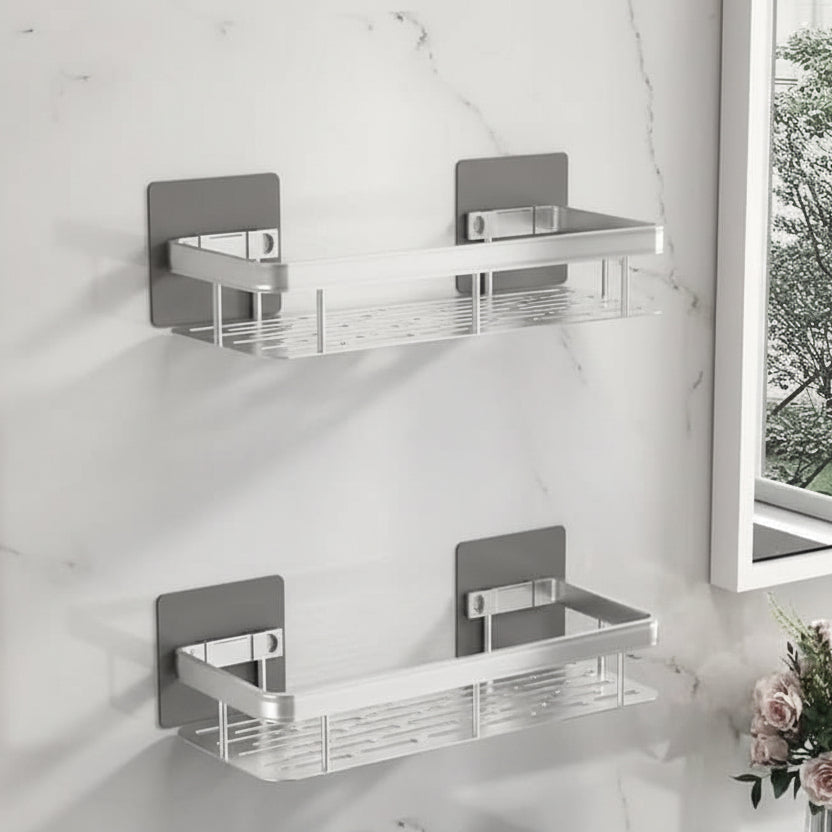 Mensola Adesiva da Bagno – Senza Foratura ed Elegante per Ogni Bagno