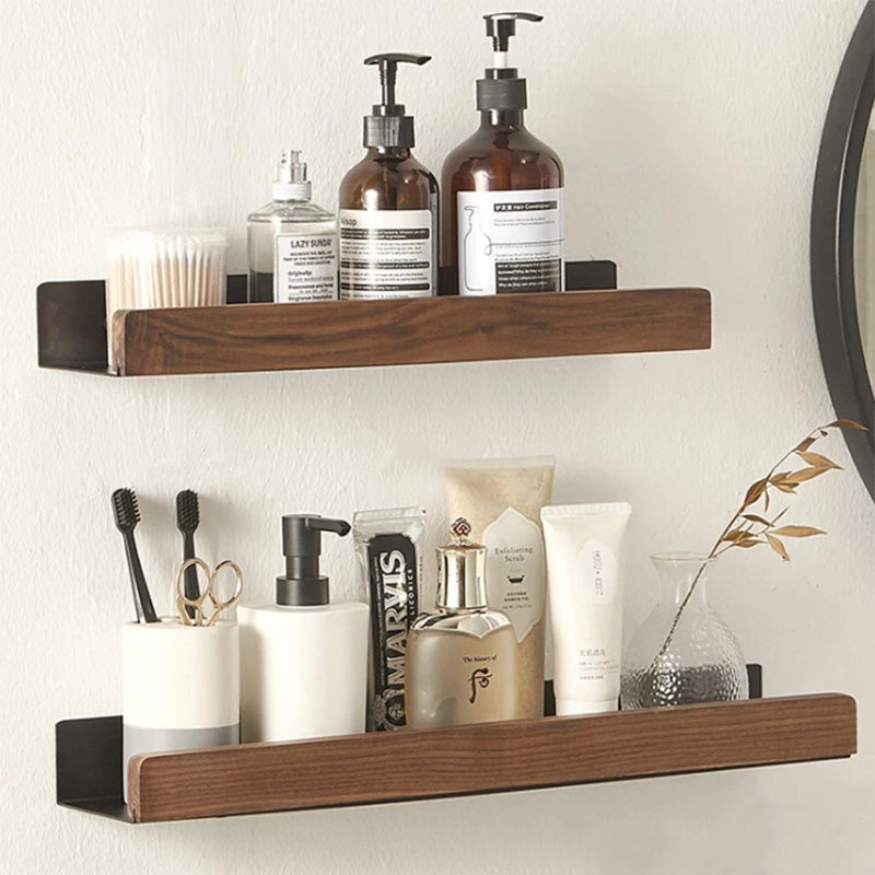 Mensole da bagno per un'organizzazione moderna dal design caldo e minimalista