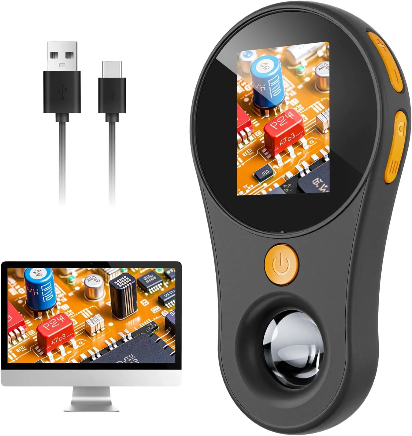 Microscopio digitale da tasca 500X con display HD