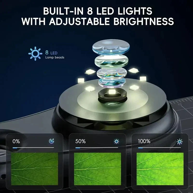Microscopio digitale da tasca 500X con display HD