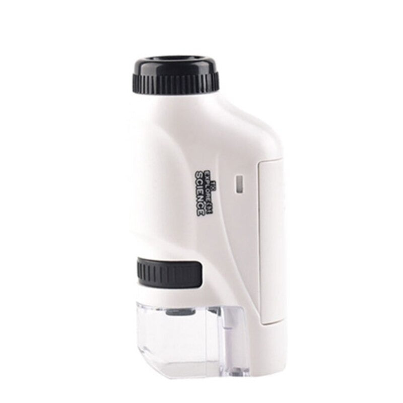 Microscopio tascabile a LED per bambini curiosi