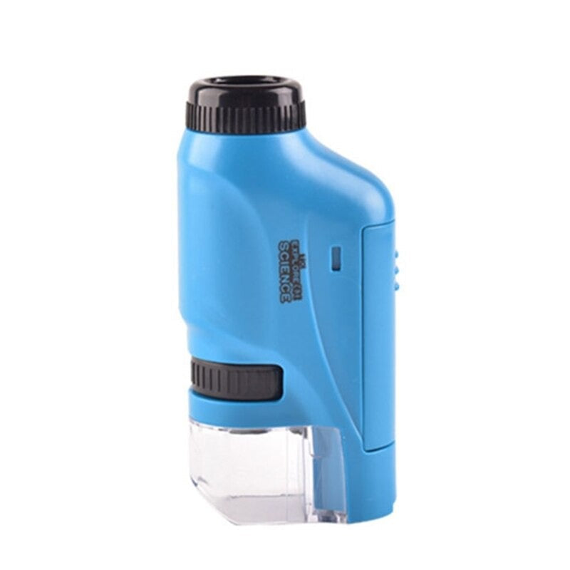 Microscopio tascabile a LED per bambini curiosi