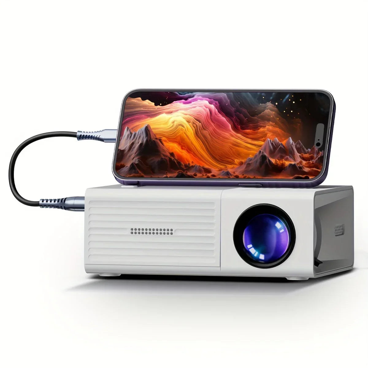 Mini proiettore - Proiettore portatile Home Cinema HD