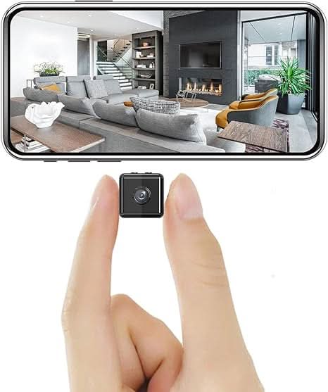 Mini telecamera di sicurezza con rilevamento di movimento e controllo tramite app