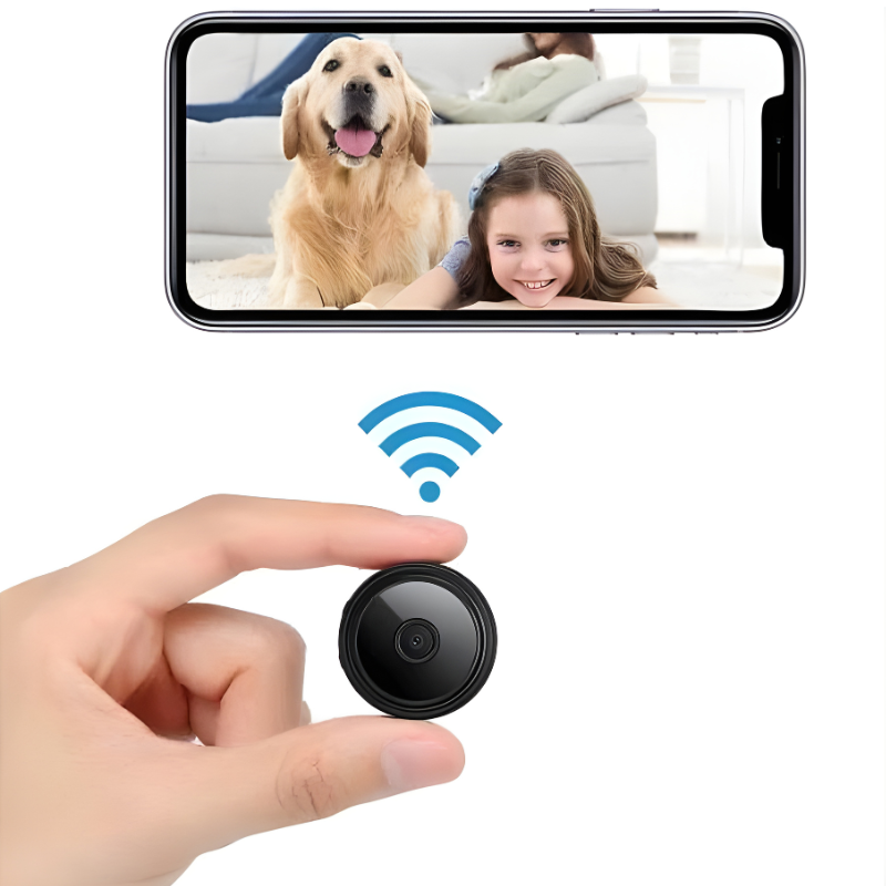 Mini telecamera di sicurezza magnetica wireless con trasmissione audio/video in tempo reale