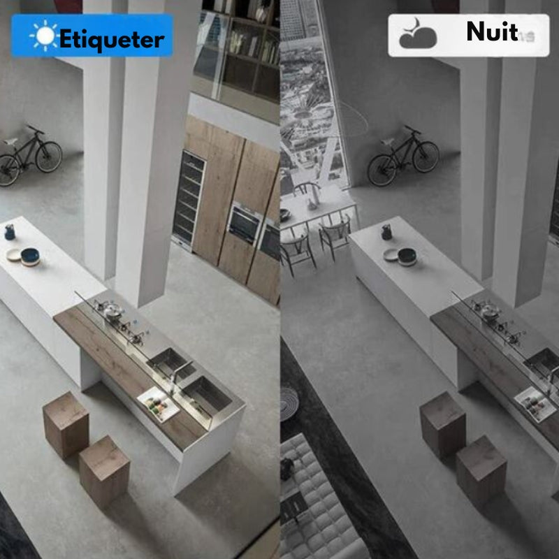 Mini telecamera di sicurezza Wi-Fi con avvisi in tempo reale e visione notturna