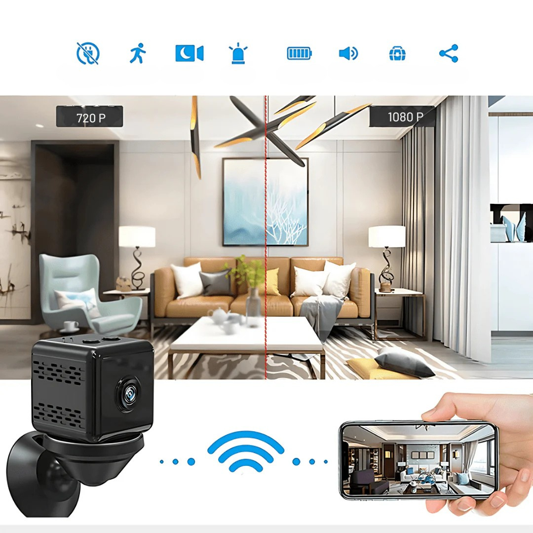 Mini telecamera spia senza fili con funzione di registrazione