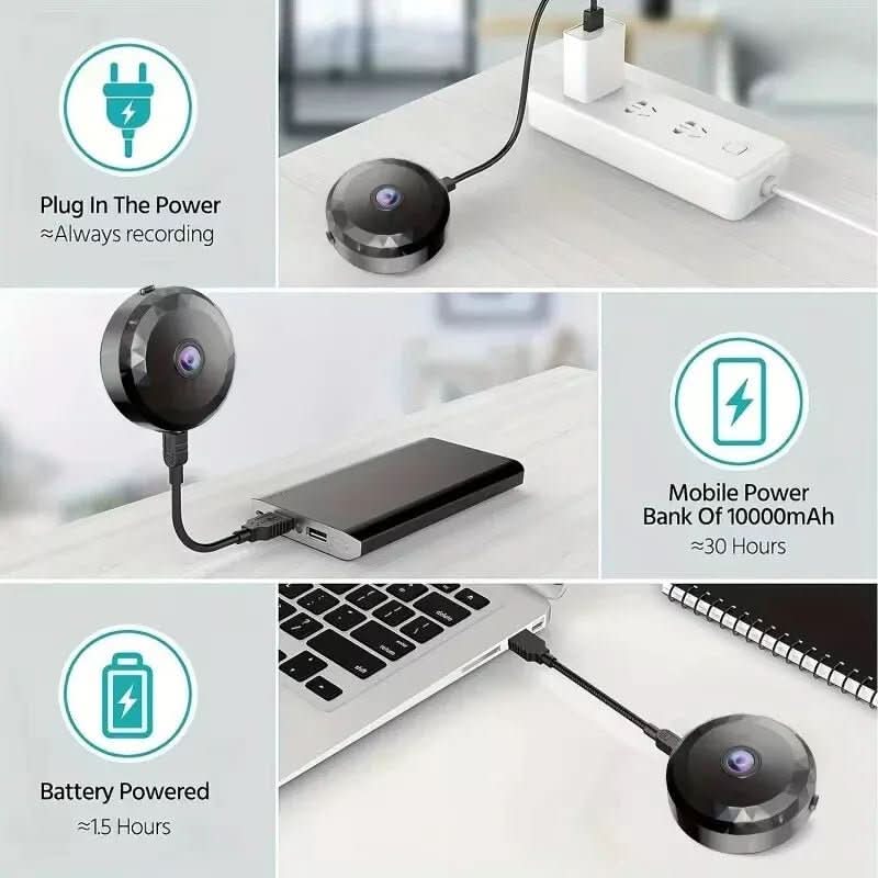 Mini telecamera WiFi per sorveglianza discreta con risoluzione HD 1080P
