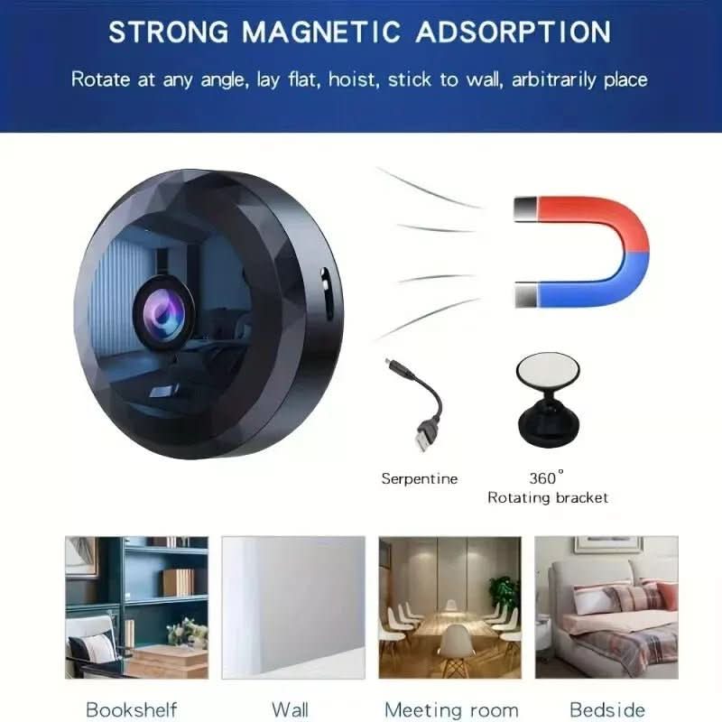 Mini telecamera WiFi per sorveglianza discreta con risoluzione HD 1080P