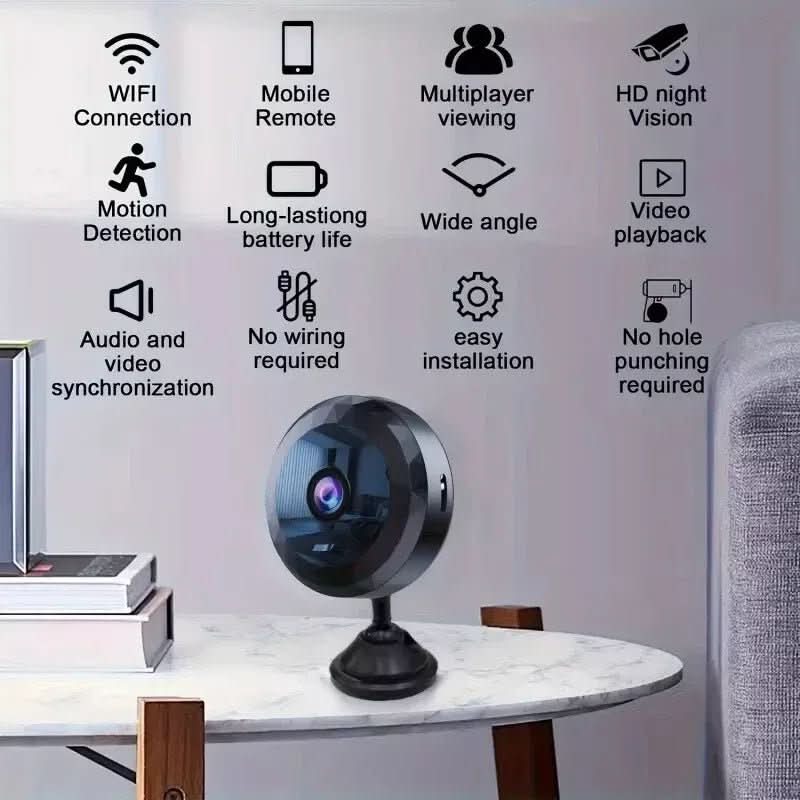 Mini telecamera WiFi per sorveglianza discreta con risoluzione HD 1080P