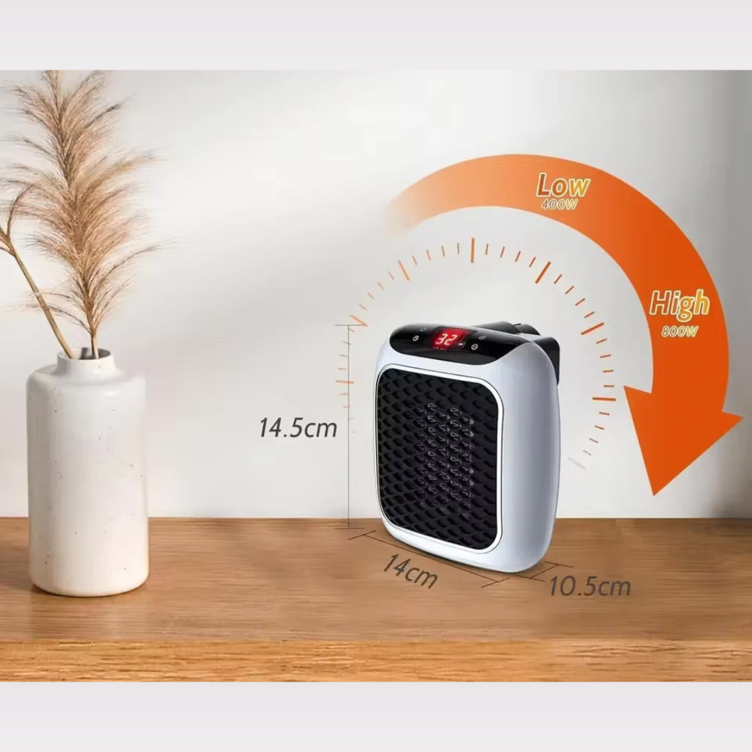 Mini termoventilatore portatile a risparmio energetico