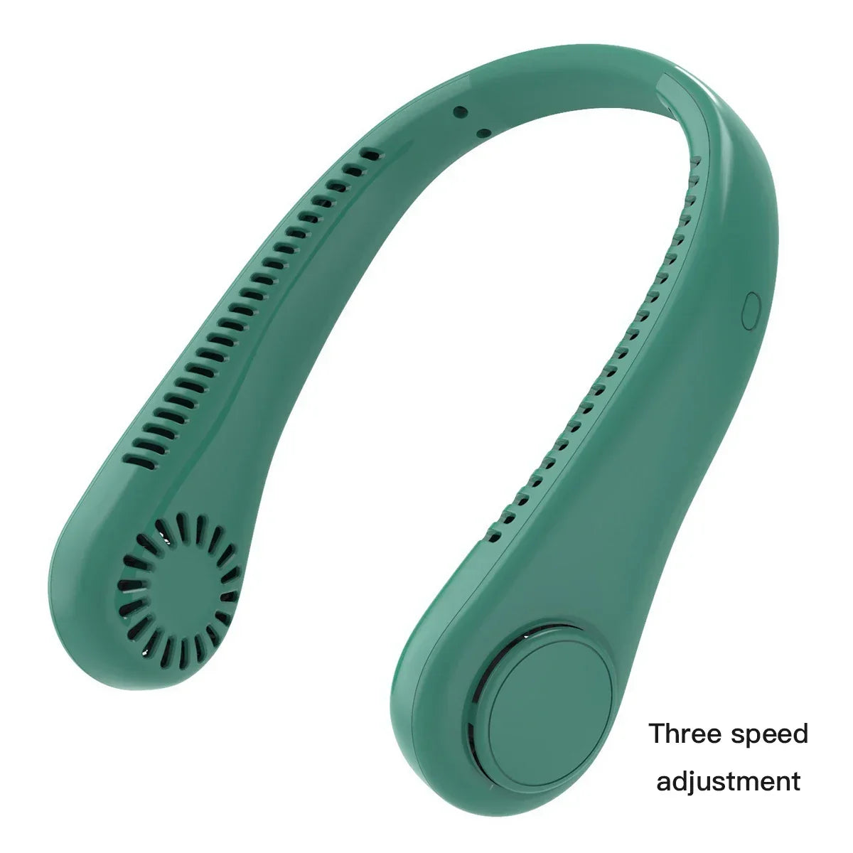 Mini Ventilatore Portatile da Collo Senza Pale con Display Digitale - Rinfresca Collo Ricaricabile USB per un'Esperienza di Freschezza a Mani Libere