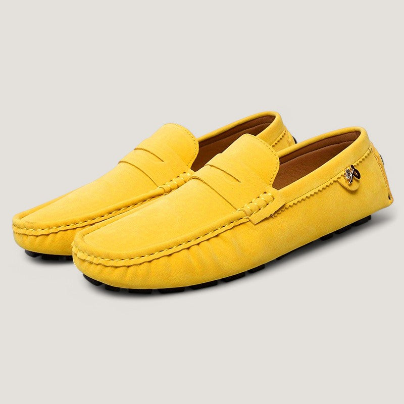 Mocassini Casual da Uomo con Suola in Gomma