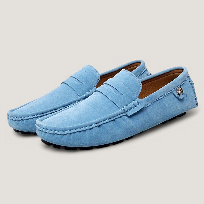 Mocassini Casual da Uomo con Suola in Gomma