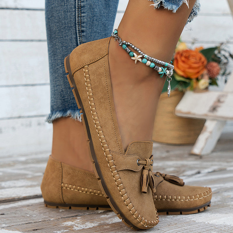 Mocassini classici da donna slip-on