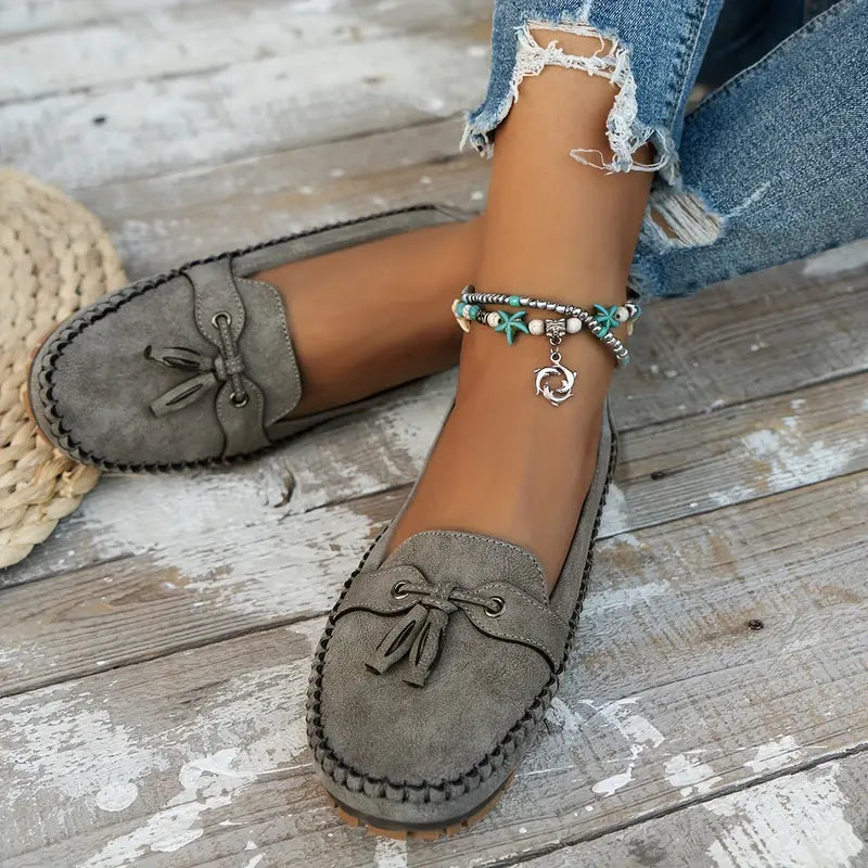 Mocassini classici da donna slip-on