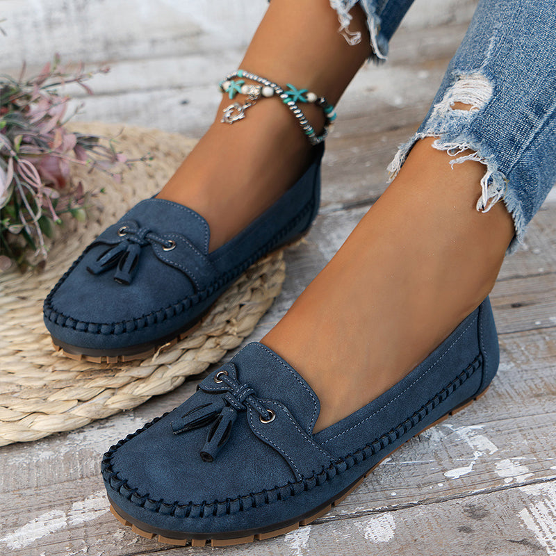 Mocassini classici da donna slip-on