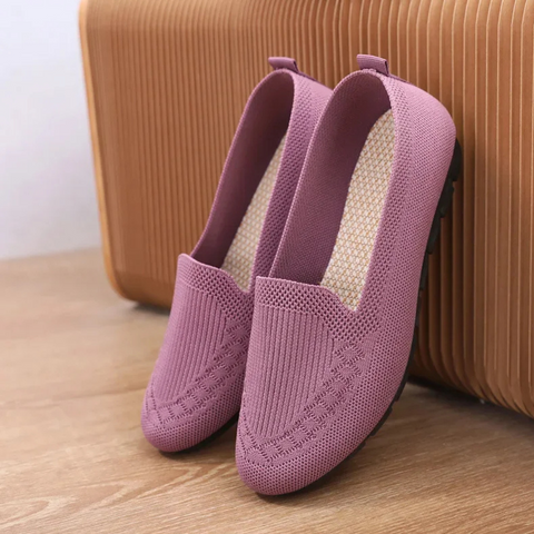 Mocassini Slip-On da Donna in Maglia