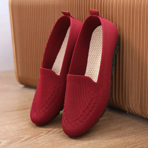 Mocassini Slip-On da Donna in Maglia