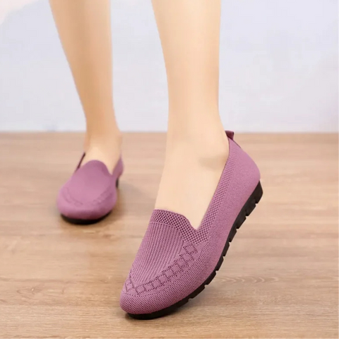 Mocassini Slip-On da Donna in Maglia