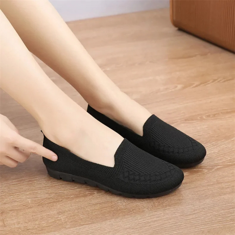 Mocassini Slip-On da Donna in Maglia