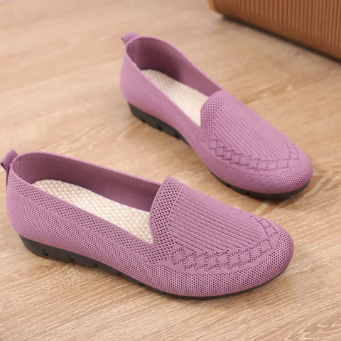Mocassini Slip-On da Donna in Maglia