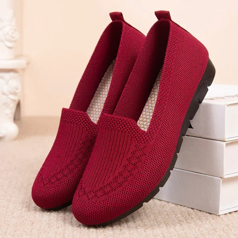 Mocassini slip-on traspiranti da donna