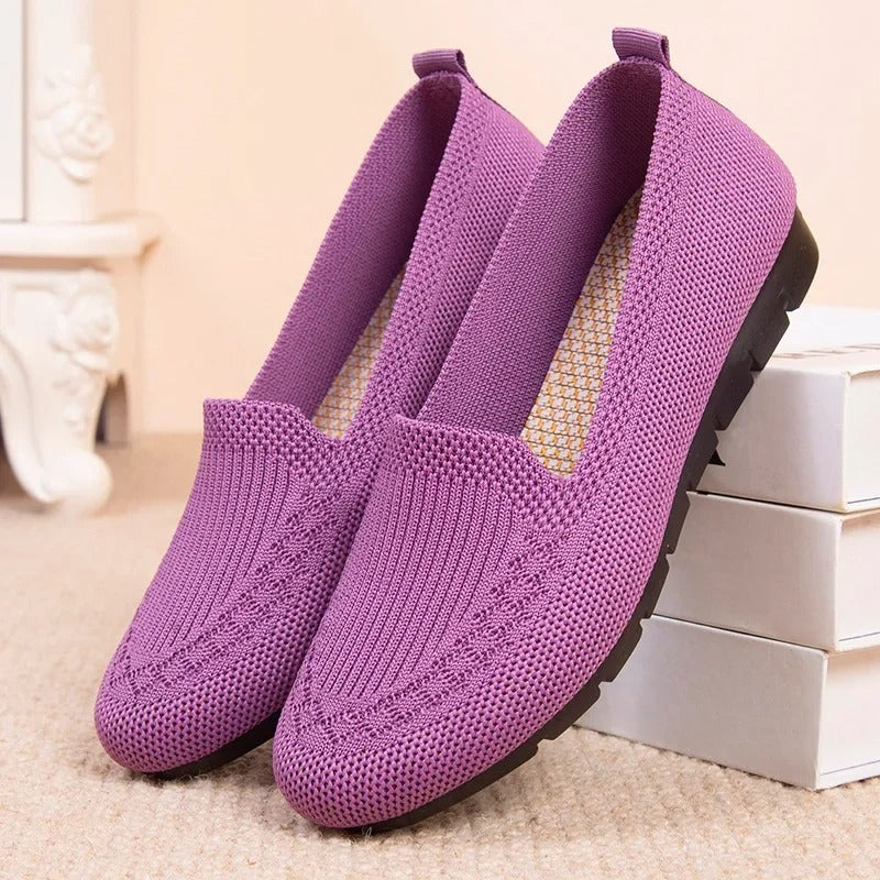 Mocassini slip-on traspiranti da donna