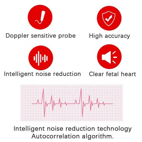 Monitor doppler fetale portatile per mamme
