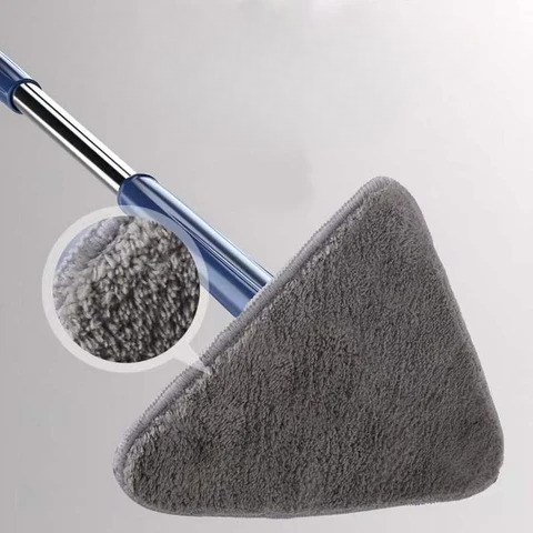 Mop triangolare flessibile con sistema di strizzatura